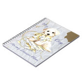 Mein Bichon Frise hat meinen Lektionsplan beendet Notizblock (Linke Seite)