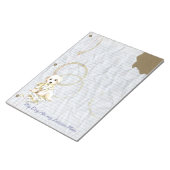 Mein Bichon Frise hat meinen Lektionsplan beendet Notizblock (angewinkelt)