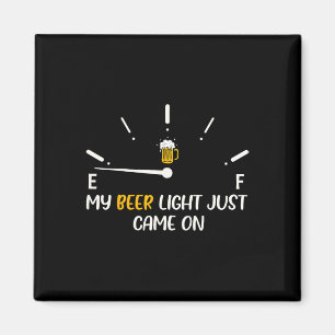 Mein Bierlicht kam gerade auf Bierbrauer Vater Fun Magnet
