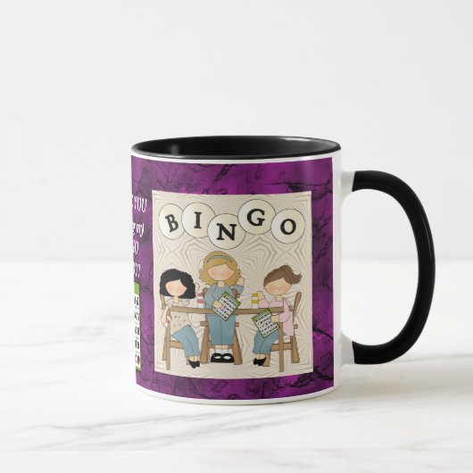 Mein Bingo-Freund 2 Tasse (Rechts)