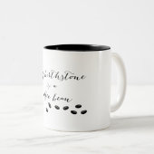 Mein Birthstone ist eine Kaffeebohne-Tasse Zweifarbige Tasse (VorderseiteRechts)