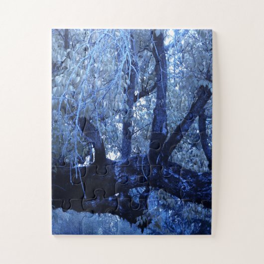 Mein blauer Winter.... Puzzle (Vertikal)