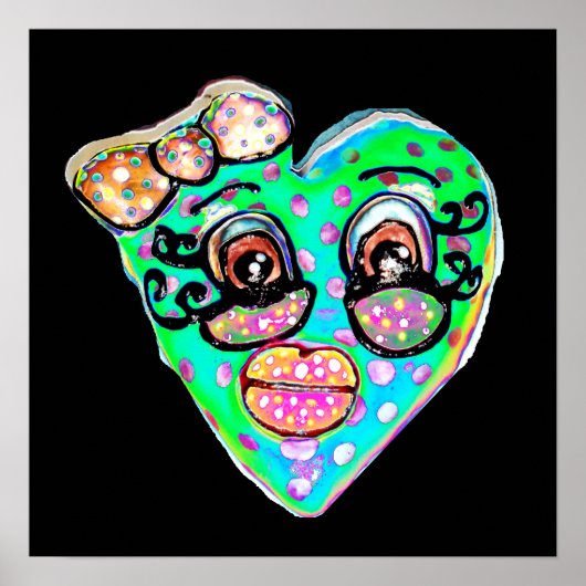 Mein blaues Herz Poster (Vorne)