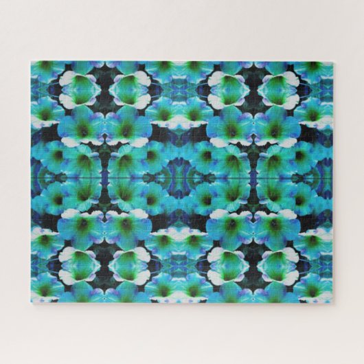 Mein blaues Petunia-Puzzle Puzzle (Horizontal)