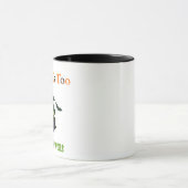 Mein Blick ist zu lockig - witziges Halloween Hexe Tasse (Zentrum)
