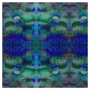 Mein Blue Meadow Fabric Stoff