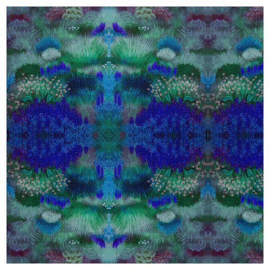 Mein Blue Meadow Fabric Stoff (Muster)