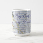 Mein Bluetick Ate My Lessingplan Kaffeetasse (Mittel)