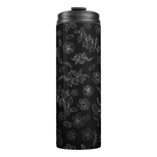Mein Blume Design 8 Thermosbecher (Vorderseite)