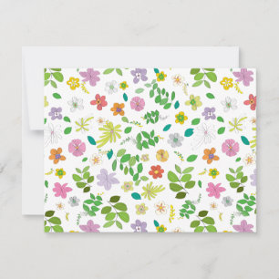 Mein Blumendesign 6 Mitteilungskarte