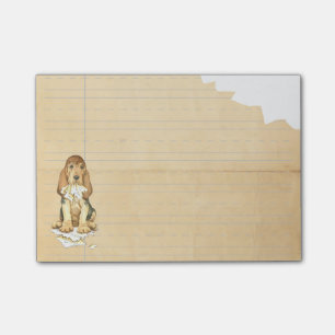 Mein Bluthund aß meine Hausaufgaben Post-it Klebezettel
