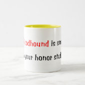 Mein Bluthund ist intelligenter… Tasse (Mittel)