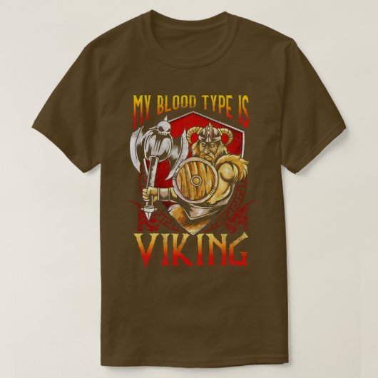 Mein Bluttyp ist anfällig T-Shirt (Design vorne)