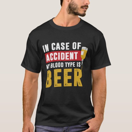Mein Bluttyp ist Bier T-Shirt (Vorderseite)