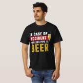 Mein Bluttyp ist Bier T-Shirt (Vorne ganz)