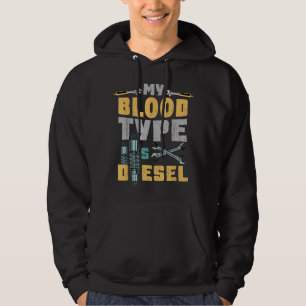 Mein Bluttyp ist Diesel-Automechaniker Hoodie
