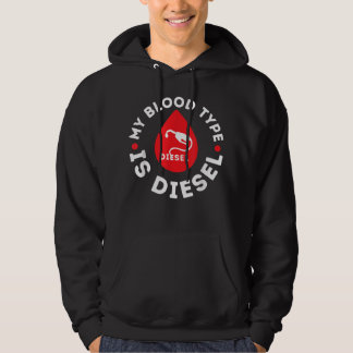 Mein Bluttyp ist Diesel, Dieselmechaniker Hoodie