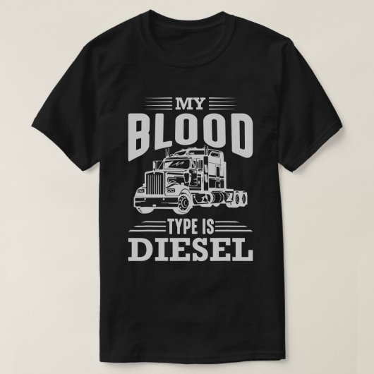 Mein Bluttyp ist Diesel T-Shirt (Design vorne)