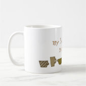 Mein Bluttyp ist Kaffee-Tasse Kaffeetasse (Links)
