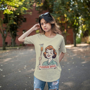 Mein Bluttyp ist Kürbisgewürz - Der sonnige Kaffee T-Shirt