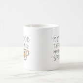 Mein Bluttyp ist Kürbisgewürz Kaffeetasse (Mittel)