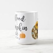 MEIN BLUTTYP IST PUMPKIN SPICE SPRICHWORT KAFFEETASSE (Mittel)