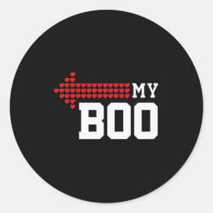 Mein Boo &amp; mein Bae Valentinstag Süßes Paarmat Runder Aufkleber