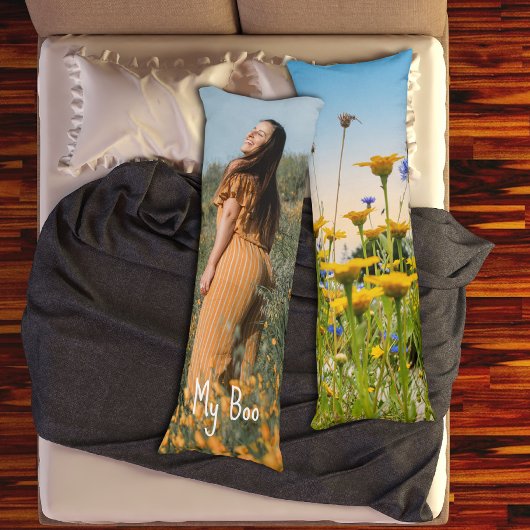 Mein Boo-Foto-Kissen Seitenschläferkissen