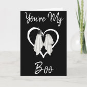 Mein Boo Ghost Halloween Happy Birthday Karte (Vorderseite)