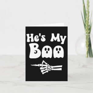 Mein Boo Matching Halloween Pajama Paare hat mein Karte