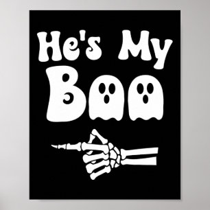 Mein Boo Matching Halloween Pajama Paare hat mein Poster