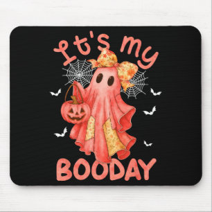 Mein Boo-Tag Halloween Rosa Jeans Geburtstag Geist Mousepad