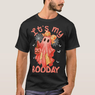 Mein Boo-Tag Halloween Rosa Jeans Geburtstag Geist T-Shirt