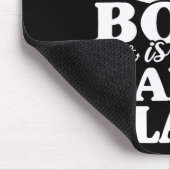 Mein Boot ist mein glückliches Segel-Schiff Mousepad (Ecke)