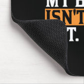 Mein Boot ist noch nicht fertig - Funny Boat Mecha Mousepad (Ecke)