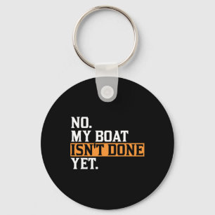 Mein Boot ist noch nicht fertig - Funny Boat Mecha Schlüsselanhänger