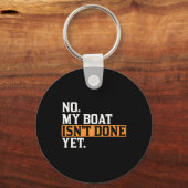 Mein Boot ist noch nicht fertig - Funny Boat Mecha Schlüsselanhänger (Vorderseite)