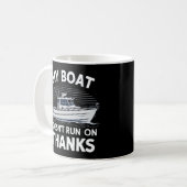Mein Boot läuft nicht auf Bootseignern Kaffeetasse (Vorderseite Links)