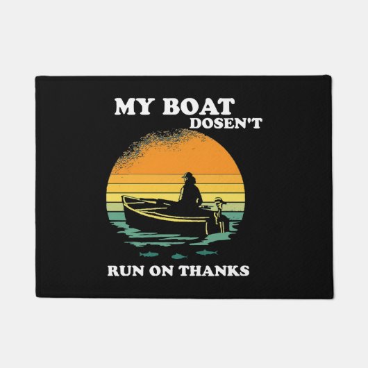 Mein Boot läuft nicht auf Danke Fußmatte (Vorderseite)