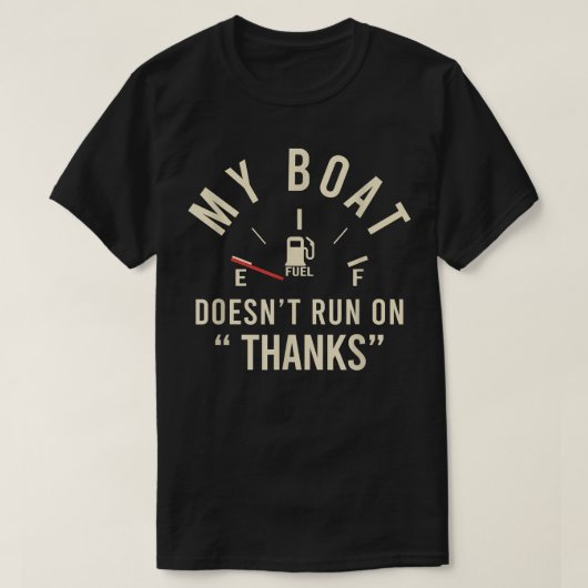 Mein Boot läuft nicht auf dem lustigen Kleid von ' T-Shirt (Design vorne)