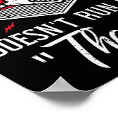 Mein Boot läuft nicht auf dem Tankschiff, auf dem Poster (Ecke)