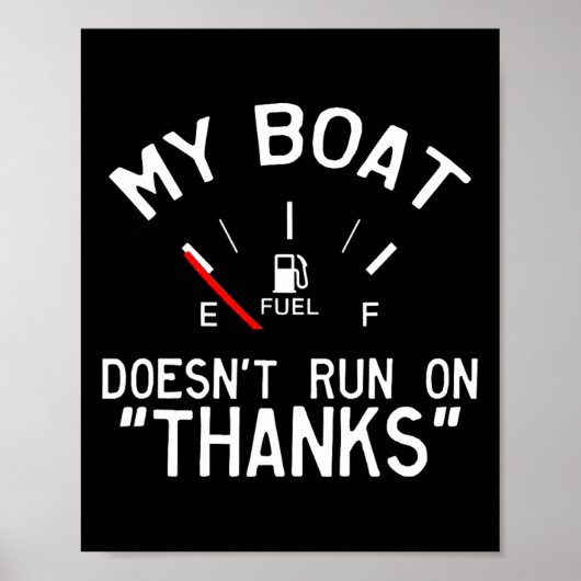 Mein Boot läuft nicht dank sonnigen Boots Poster (Vorne)