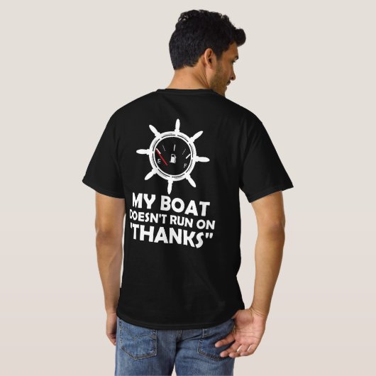 Mein Boot läuft nicht dank sonnigen Boots T-Shirt (Schwarz voll)