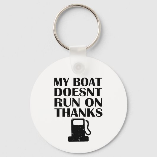 Mein Boot läuft nicht danke Schlüsselanhänger (Vorderseite)