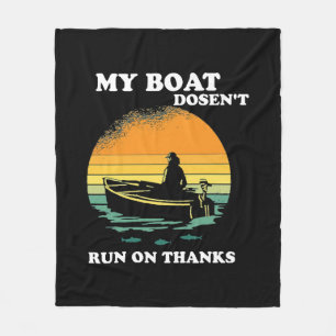 Mein Boot läuft nicht mit Danke Fleecedecke