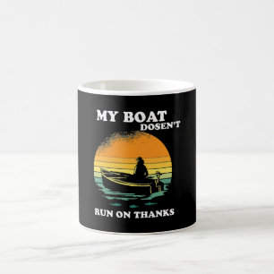 Mein Boot läuft nicht mit Danke Kaffeetasse