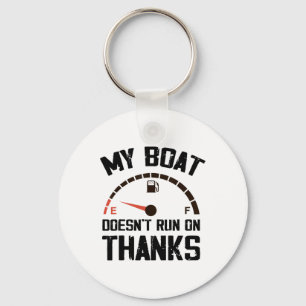 Mein Boot läuft nicht mit Danke Lustige Bootsfahrt Schlüsselanhänger