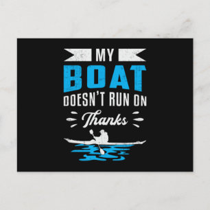 Mein Boot läuft nicht mit dem Boot von Kayak. Postkarte