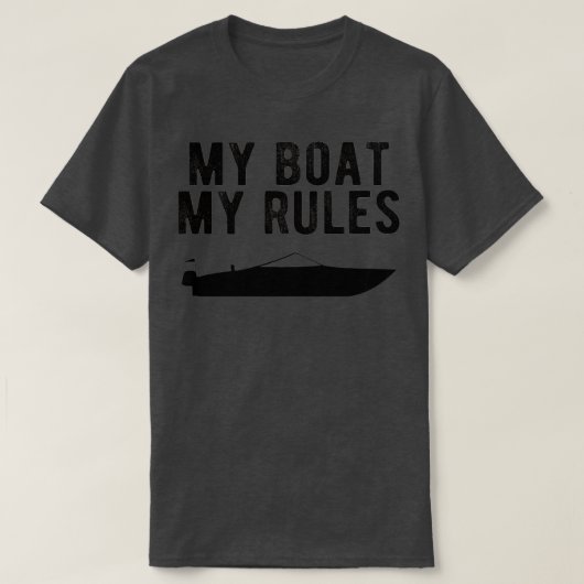 MEIN BOOT - MEINE REGELN 13 T-Shirt (Design vorne)