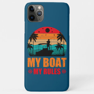 Mein Boot, Meine Regeln, Angler, Sonnenuntergang V Case-Mate iPhone Hülle